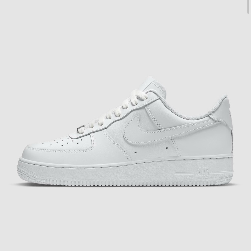 Nike Air Force 1 All-White Sneakers